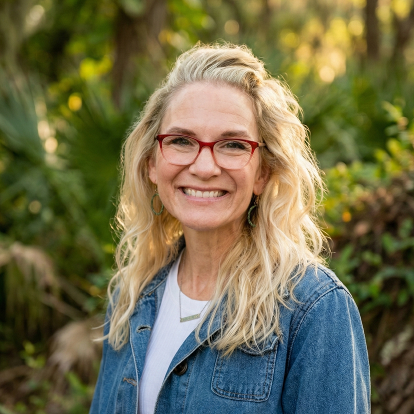 Johanna, the founder of Wildflower Hope Soul Care